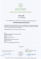 Meisterzeugnis Denny Höhl